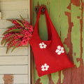 Flower Market Tote - Red